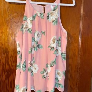 Floral tank top